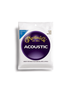 Martin MA150 Authentic Acoustic SP 80/20 Bronze Pour Guitare Acoustique Folk - Medium (.13 - .56)