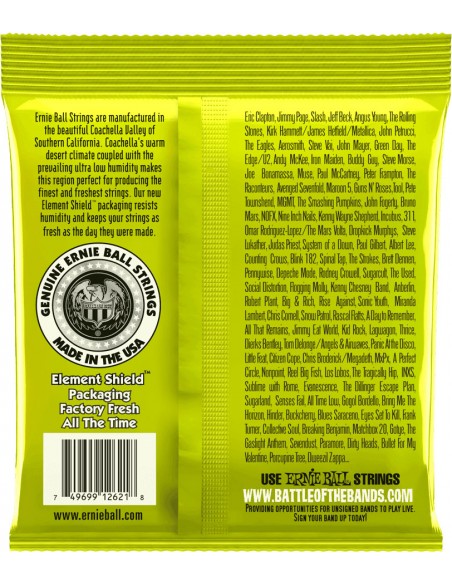 Ernie Ball 2621 7-String Regular Slinky Electric Guitar Strings, .010 - .056