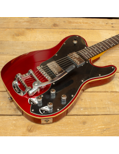 Schecter PT Fastback II B w/ Bigsby Tremolo Metallic Red w/ Rosewood Fretboard