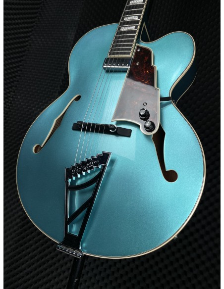 D'Angelico Premier SS Ocean Turquoise F Holes Stairstep