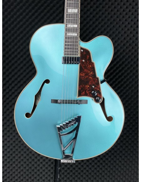 D'Angelico Premier SS Ocean Turquoise F Holes Stairstep