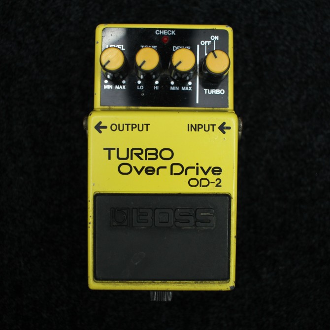 Boss OD-2 Turbo OverDrive (Black Label) 12/1987