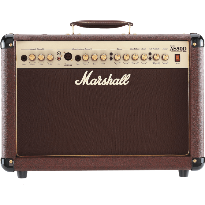 Marshall AS50D 2-Channel 50-Watt 2x8" Acoustic Guitar Combo Amp