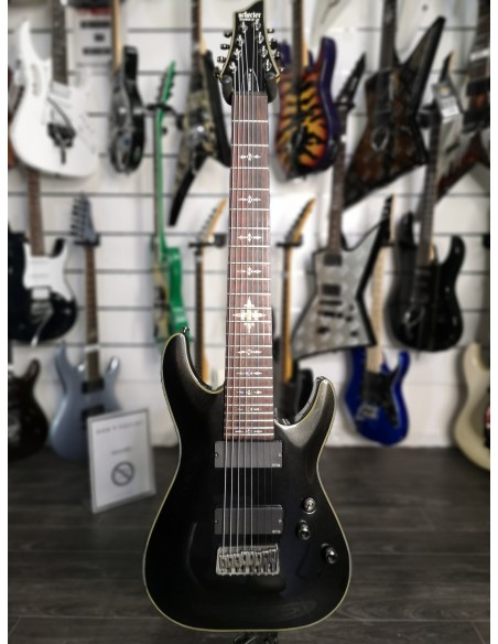 Schecter Damien Elite-8 8-String 2010s Noir Metal