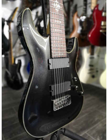 Schecter Damien Elite-8 8-String 2010s Noir Metal