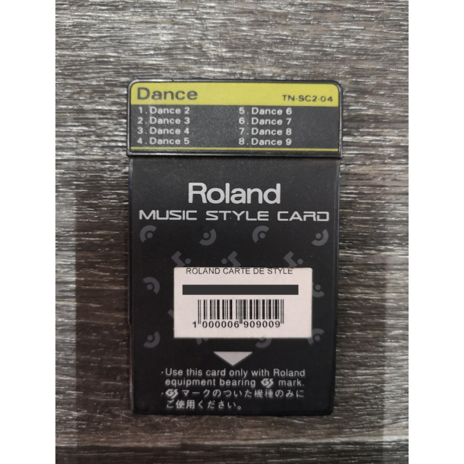 Roland DanceTN-SC2-04 Music Style Card