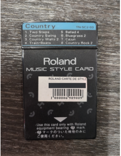 Roland Country TN-SC2-03 Music Style Card