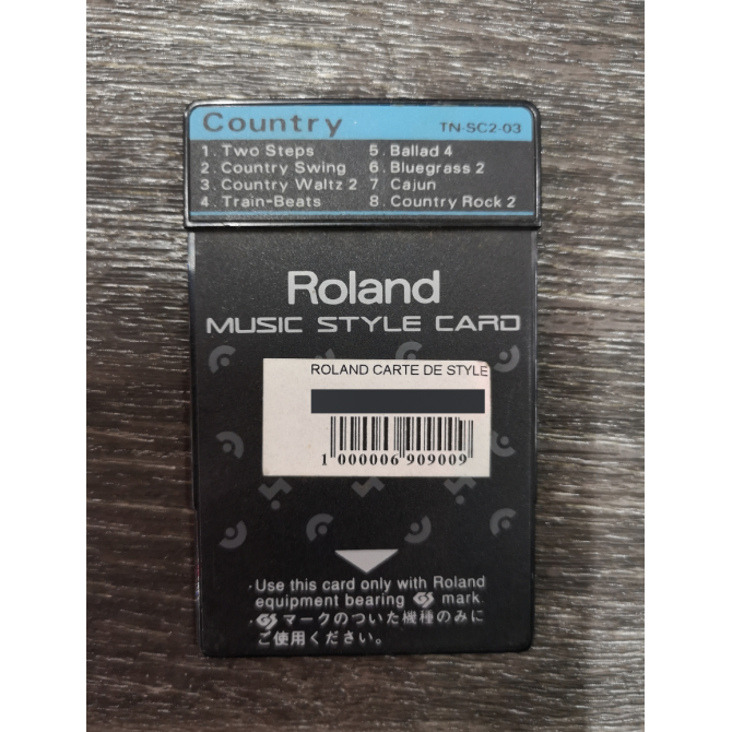 Roland Country TN-SC2-03 Music Style Card