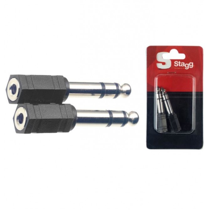 STAGG Adaptateur Jack Stereo M/Mini...